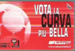 TELECOM -   VOTA LA CURVA PIU' BELLA -  NUOVA -  LIRE 5000 - GOLDEN 1160 - Pubbliche Figurate Ordinarie