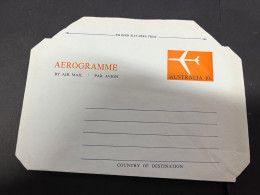 25-2-2024 (1 Y 14) Australia (1 Aerogramme Covers) 10 C (Aircraft) - Aerogrammi