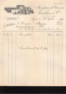 18) Ancienne Papier à Entête Manufacture De Vêtements -Varichon & Cie -Lyon - 1910. - 1900 – 1949