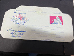 25-2-2024 (1 Y 14) Australia (1 Aerogramme Covers) 25 C (Chirstmas 1976) - Aerogramme