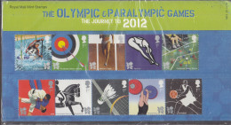 GROSSBRITANNIEN  2815-2824, Postfrisch **, In Präsentationsfaltblatt Der Royal Mail, Olympische Spiele London, 2009 - Covers & Documents