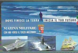 TELECOM -  MARINA MILITARE -  NUOVA -  LIRE 5000 - GOLDEN 1166 - Pubbliche Figurate Ordinarie