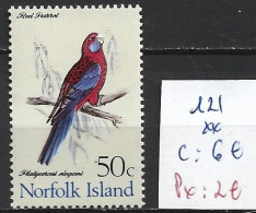 NORFOLK 121 ** Côte 6 € - Ile Norfolk