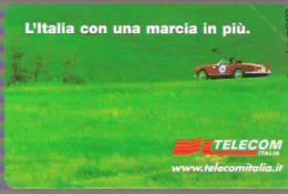 TELECOM -  L'ITALIA CON UNA MARCIA IN PIU' -  NUOVA  -  LIRE 10000 - GOLDEN 1169 - Public Practical Advertising