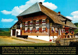 72895490 Bernau Schwarzwald Geburtshaus Hans Thoma Bernau Im Schwarzwald - Bernau