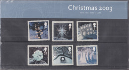 GROSSBRITANNIEN  2164-2169, Postfrisch **, In Präsentationsfaltblatt Der Royal Mail, Weihnachten, 2003 - Covers & Documents