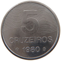 BRAZIL 5 CRUZEIROS 1980 #s093 0169 - Brasil
