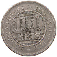 BRAZIL 100 REIS 1887 #s100 0005 - Brazilië