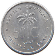 BELGIAN CONGO 50 CENTIMES 1955 #s089 0349 - 1951-1960: Baudouin I