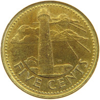 BARBADOS 5 CENTS 1973 #s100 0471 - Barbados