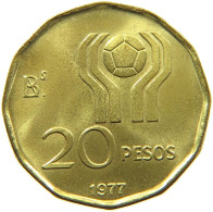 ARGENTINA 20 PESOS 1977 #s102 0059 - Argentinië