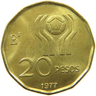 ARGENTINA 20 PESOS 1977 #s102 0065 - Argentinië