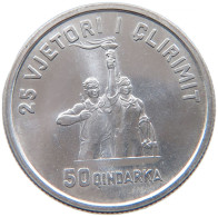 ALBANIA 50 QINDARKA 1969 #s089 0635 - Albanien