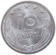 ALBANIA 10 QINDARKA 1969 #s089 0443 - Albanië