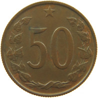 CZECHOSLOVAKIA 50 HALERU 1964 #s093 0409 - Czechoslovakia