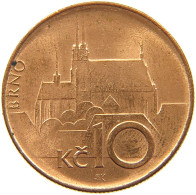 CZECH REPUBLIC 10 KORUNA 1995 #s098 0335 - Tchéquie