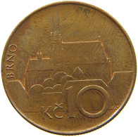 CZECH REPUBLIC 10 KORUNA 1993 #s098 0333 - República Checa