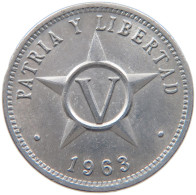 CUBA 5 CENTAVOS 1963 #s089 0465 - Kuba