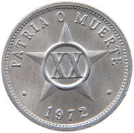 CUBA 20 CENTAVOS 1972 #s089 0637 - Kuba