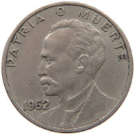 CUBA 20 CENTAVOS 1962 #s092 0341 - Cuba