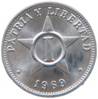 CUBA 1 CENTAVO 1969 #s089 0279 - Kuba