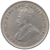 CEYLON 25 CENTS 1911 #s100 0813 - Sri Lanka