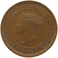 CEYLON 1/2 CENT 1870 #s096 0617 - Sri Lanka