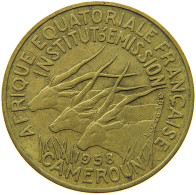 CAMEROON 10 FRANCS 1958 #s089 0177 - Cameroun