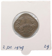 BURMA 2 PE 1949 VZ+ #alb069 0569 - Myanmar