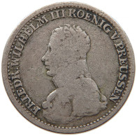 GERMAN STATES 4 GROSCHEN 1817 A BRANDENBURG PREUSSEN Friedrich Wilhelm III. (1797-1840) #s094 0245 - Taler En Doppeltaler