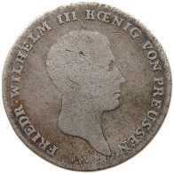 GERMAN STATES 1/6 TALER 1814 B BRANDENBURG PREUSSEN Friedrich Wilhelm III. (1797-1840) #s094 0159 - Taler Et Doppeltaler