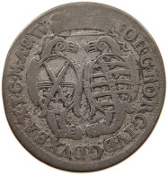 GERMAN STATES 1/12 TALER 1693 SACHSEN ALBERTINISCHE LINIE Johann Georg IV. 1691-1694. #s094 0131 - Taler Et Doppeltaler