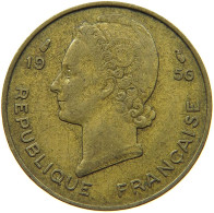 FRENCH WEST AFRICA 10 FRANCS 1956 #s089 0147 - French West Africa