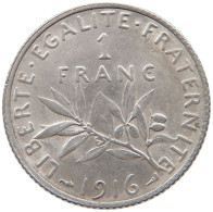 FRANCE 1 FRANC 1916 #s101 0311 - 1 Franc