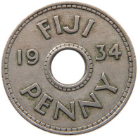 FIJI PENNY 1934 #s099 0045 - Fiji