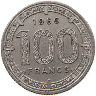 EQUATORIAL AFRICAN STATES 100 FRANCS 1966 #s090 0183 - Equatoriaal Guinea