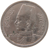 EGYPT 5 MILLIEMES 1938 Farouk I. 1936-1952 #s100 0027 - Egypte