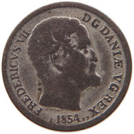 DENMARK 4 SKILLING 1854 Frederik VII. 1848-1863 #s091 0105 - Danemark