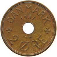 DENMARK 2 ÖRE 1937 #s095 0385 - Danemark