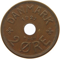 DENMARK 2 ÖRE 1927 #s095 0387 - Danemark