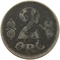 DENMARK 2 ÖRE 1919 IRON #s093 0421 - Danemark