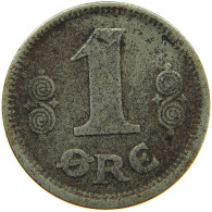 DENMARK 1 ÖRE 1918 #s096 0181 - Dänemark