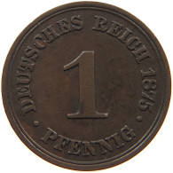 GERMANY EMPIRE 1 PFENNIG 1875 B #s096 0085 - 1 Pfennig