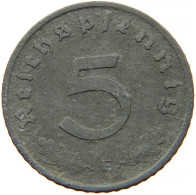 GERMANY 5 REICHSPFENNIG 1944 F #s091 0855 - 5 Reichspfennig