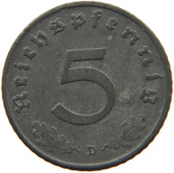 GERMANY 5 REICHSPFENNIG 1943 D #s091 0847 - 5 Reichspfennig