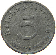 GERMANY 5 REICHSPFENNIG 1942 G #s091 0937 - 5 Reichspfennig