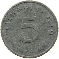 GERMANY 5 REICHSPFENNIG 1942 A #s091 0931 - 5 Reichspfennig