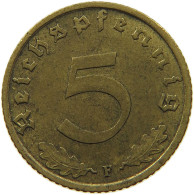 GERMANY 5 REICHSPFENNIG 1939 F #s091 0609 - 5 Reichspfennig