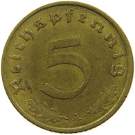 GERMANY 5 REICHSPFENNIG 1937 A #s091 0659 - 5 Reichspfennig