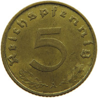 GERMANY 5 REICHSPFENNIG 1937 A #s091 0617 - 5 Reichspfennig